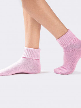 Women’s Soft Short socks with lapel