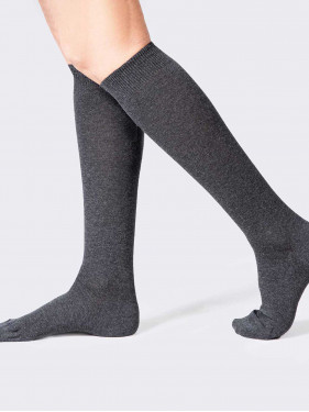 Warm cotton Knee high socks - Made in Italy