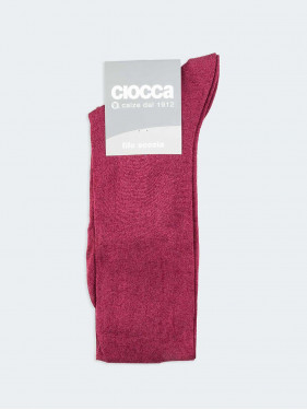100% Baumwolle Lisle fadengefärbte lange Socken
