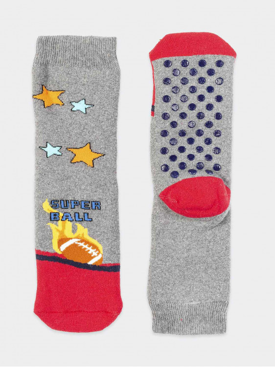 Anti-slid Kids Superball pattern socks