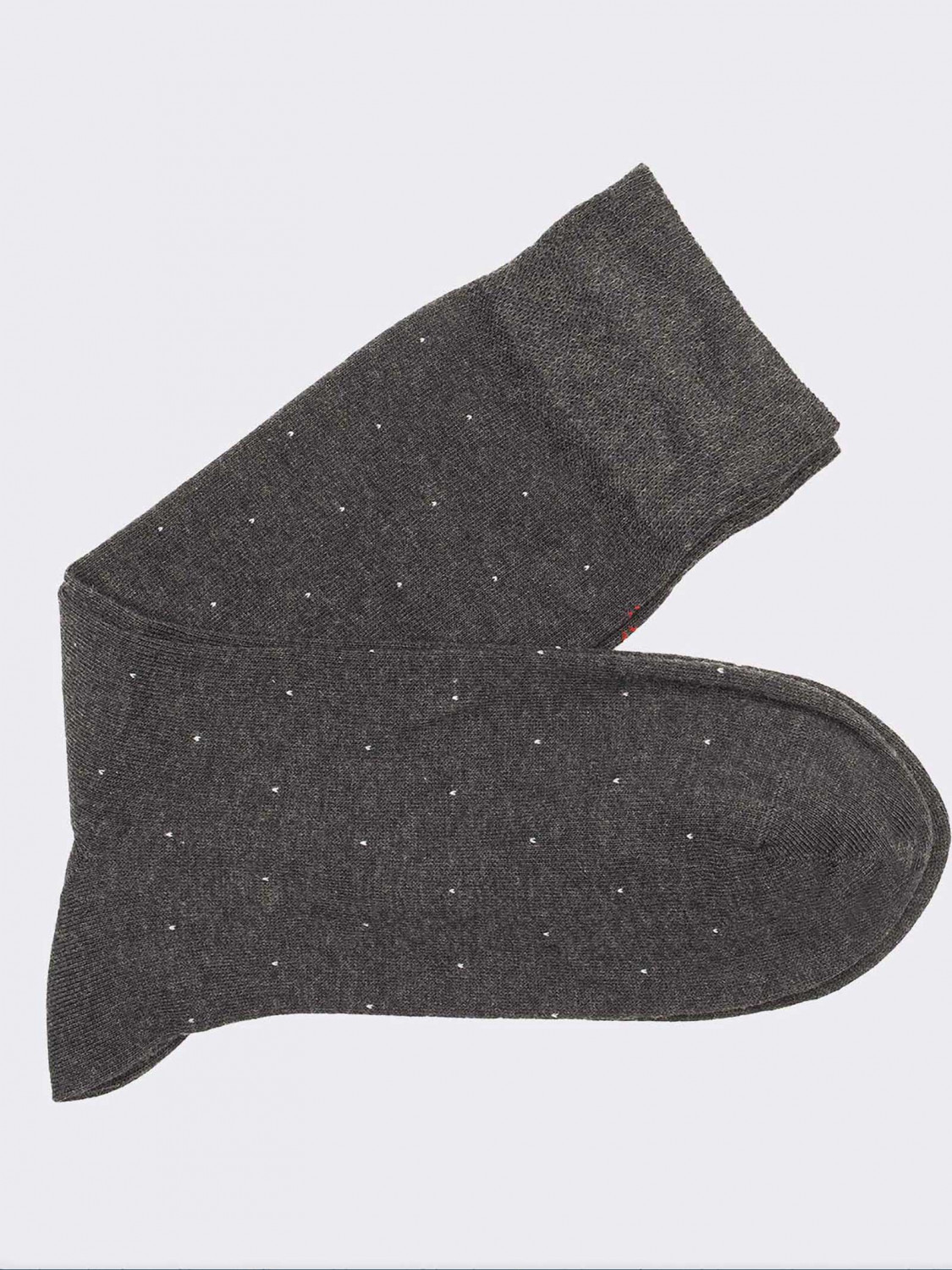 Cotton Short Patterned Warm Spike Stitch Socks