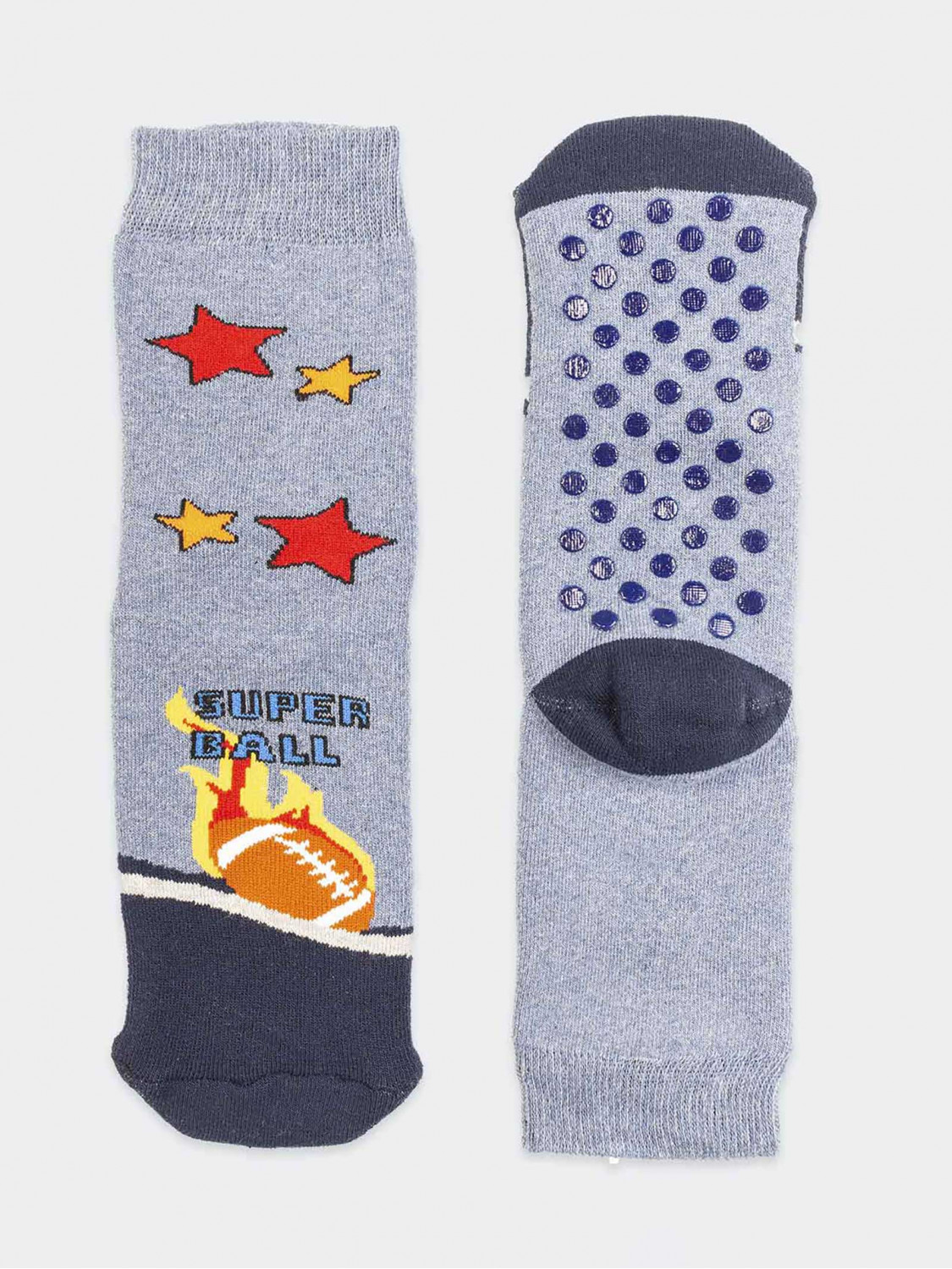 Anti-slid Kids Superball pattern socks