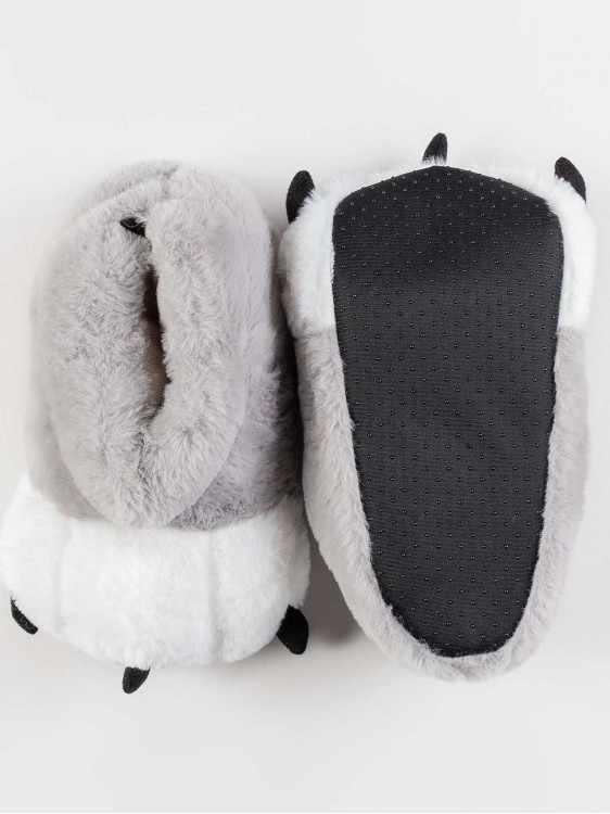 Non-slip paw slippers