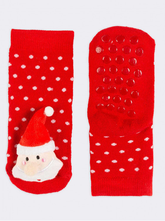 Father Christmas patterned Christmas stockings