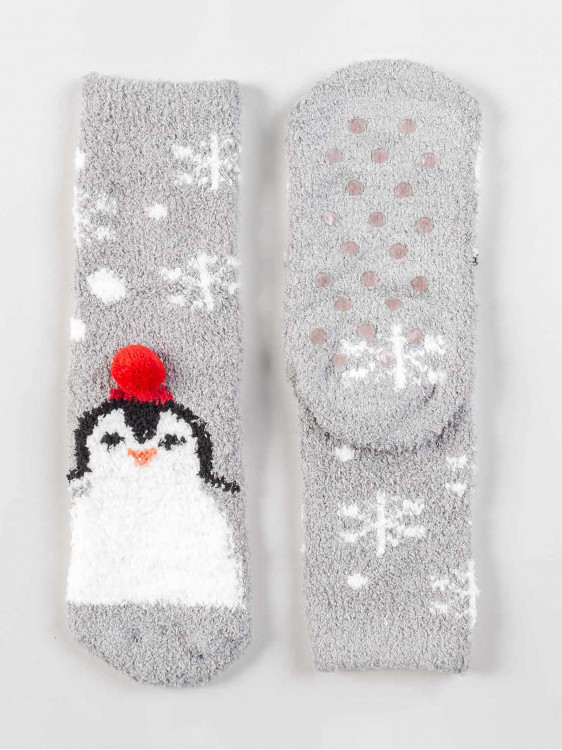 Weihnachten Pinguin Fantasie Socken - Geschenkbox