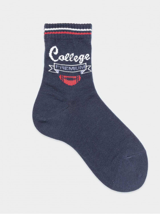 Kurze College-Socken für Jungen