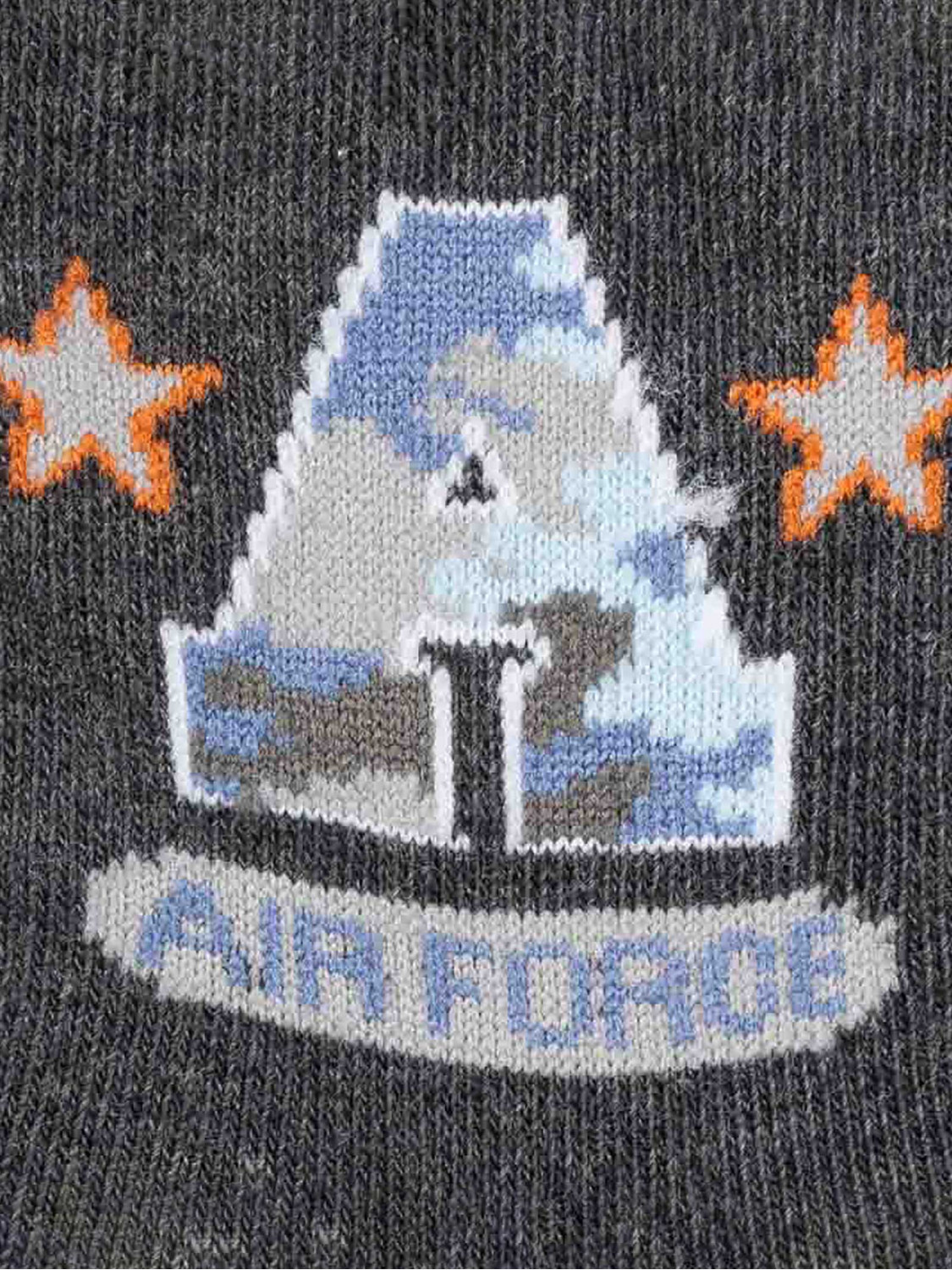 Air Force pattern Kids Crew socks