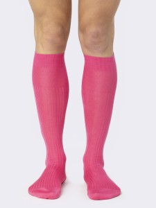 100% Fil d'Écosse cotton lisle Knee high socks - Made in Italy