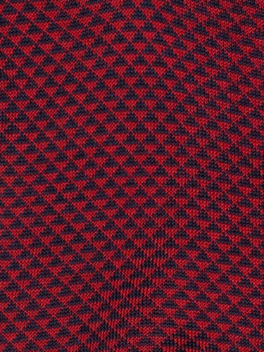 Herrensocken im Oxford-Muster mit Dreiecken aus frischer Baumwolle - Made in Italy