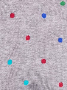 Men's multicoloured polka dot patterned in fresh cotton - Made in Italy