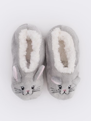 Two pairs of children's slippers rabbit fantasy with warm inside