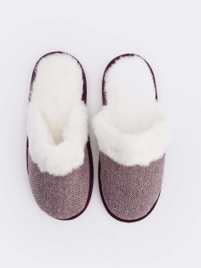 Two pairs of fancy ladies' slippers with soft interior
