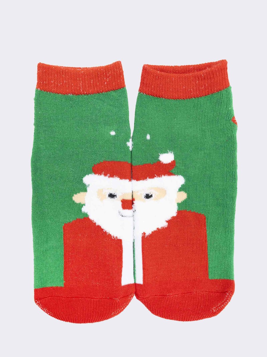 Three of a kind short Christmas socks for children