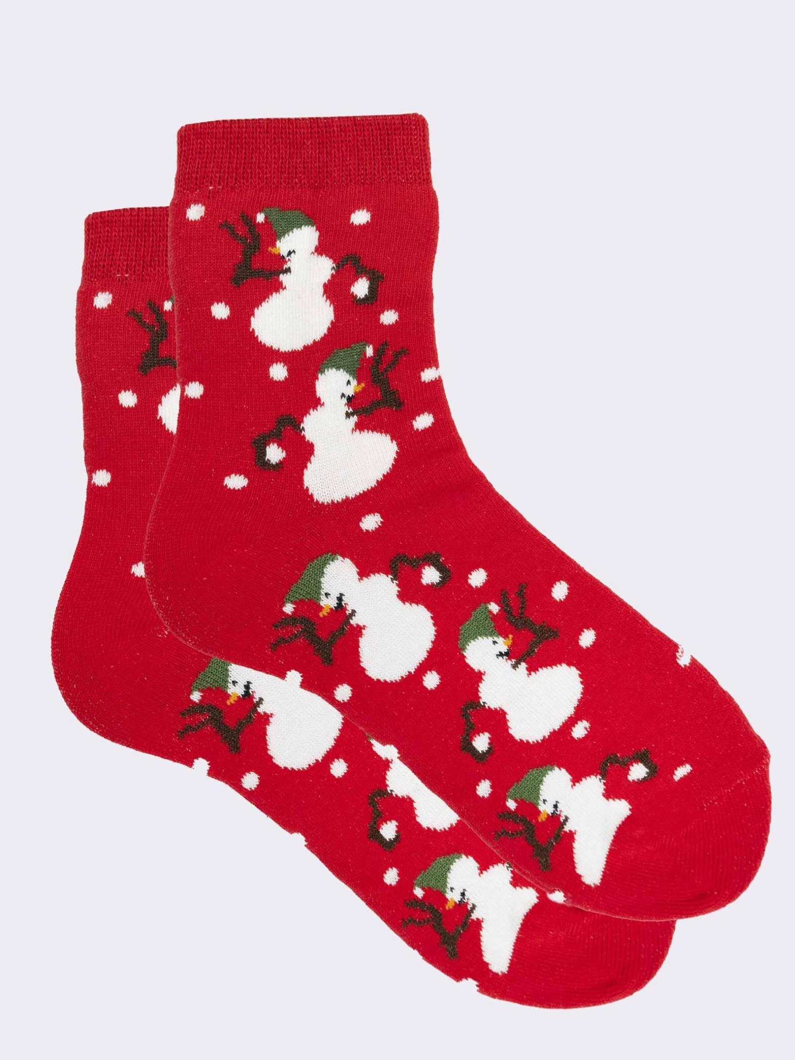 Children's Christmas patterned socks in pack