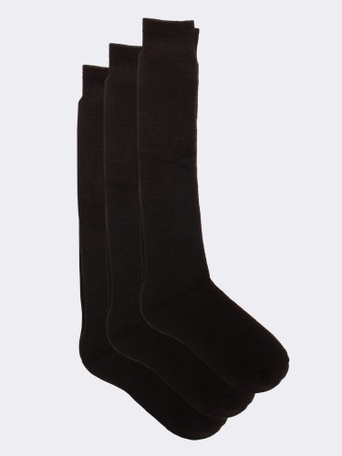 Warm soft fleece Knee high socks