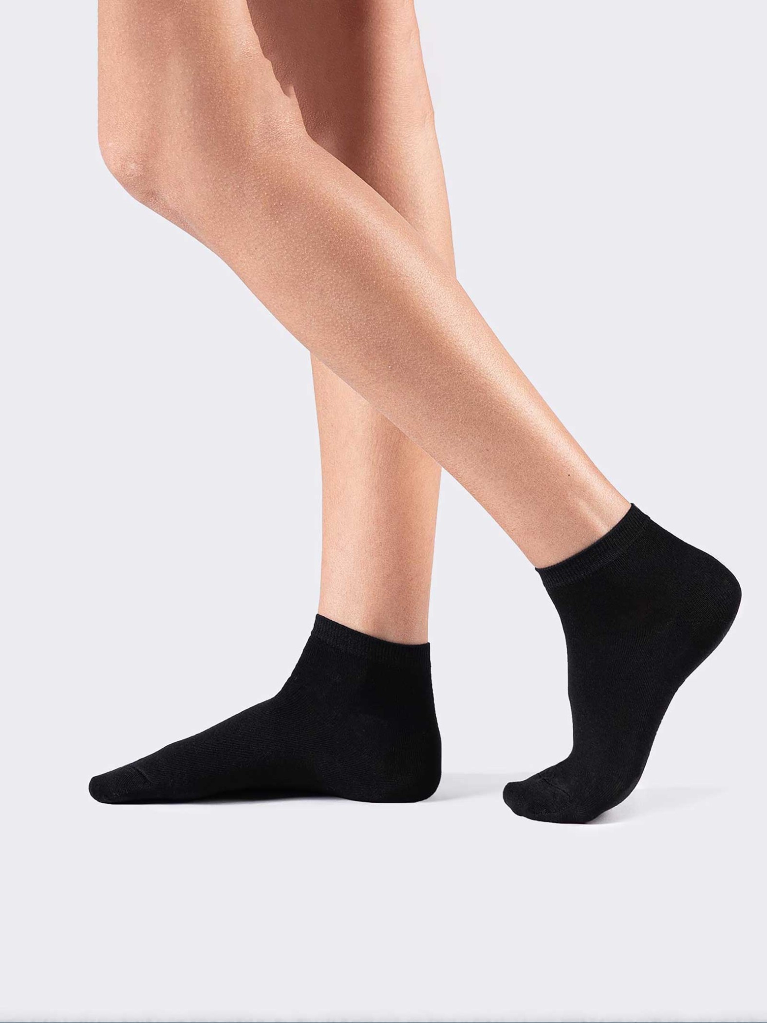 Women's calf socks Fresh Cotton plain