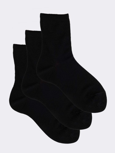 Plain stretch calf socks
