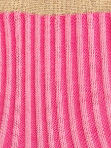 Kurze gerippte Damensocken mit Lurex-Detail - frische Baumwolle Made in Italy