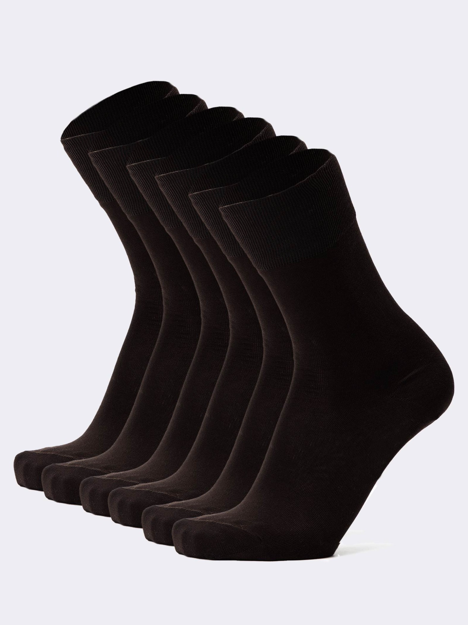 6 pairs men's short socks Cotton Fil d'Ecosse - Classic Colours