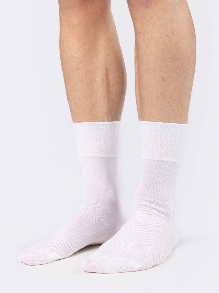 6 Pairs of Men's Health Socks - Non-Tightening, Comfortable and Breathable