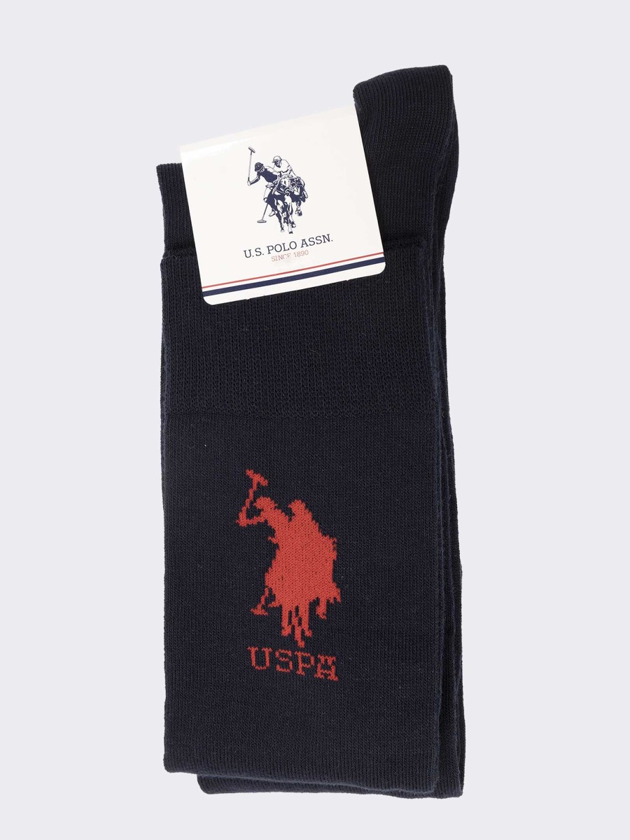 3 Pairs Warm Cotton Knee high socks U.S. POLO ASSN.