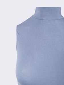 Women's Cashmere and Modal Turtleneck Top, Elegant and Warm Underwear