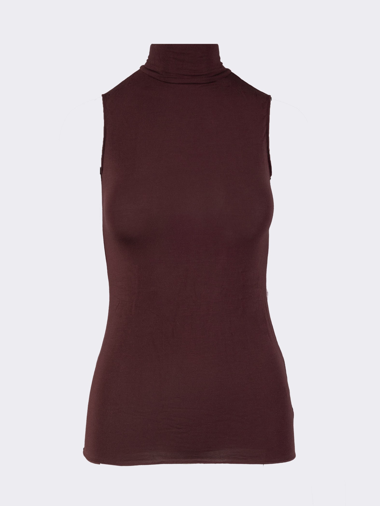 Women's Cashmere and Modal Turtleneck Top, Elegant and Warm Underwear