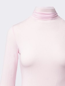 Women's Cashmere & Modal Long-Sleeved Turtleneck Knit - Elegant and Warm Underwear