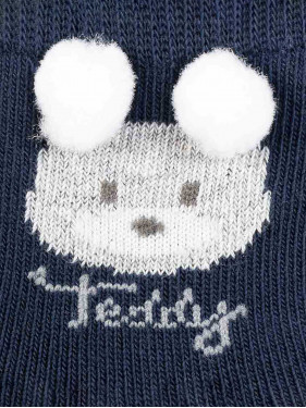 Teddybär gemusterte kurze Socken für Jungen
