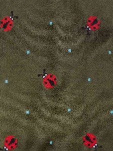 Coccinelle men's patterned knee-high socks in cool cotton - Made in Italy