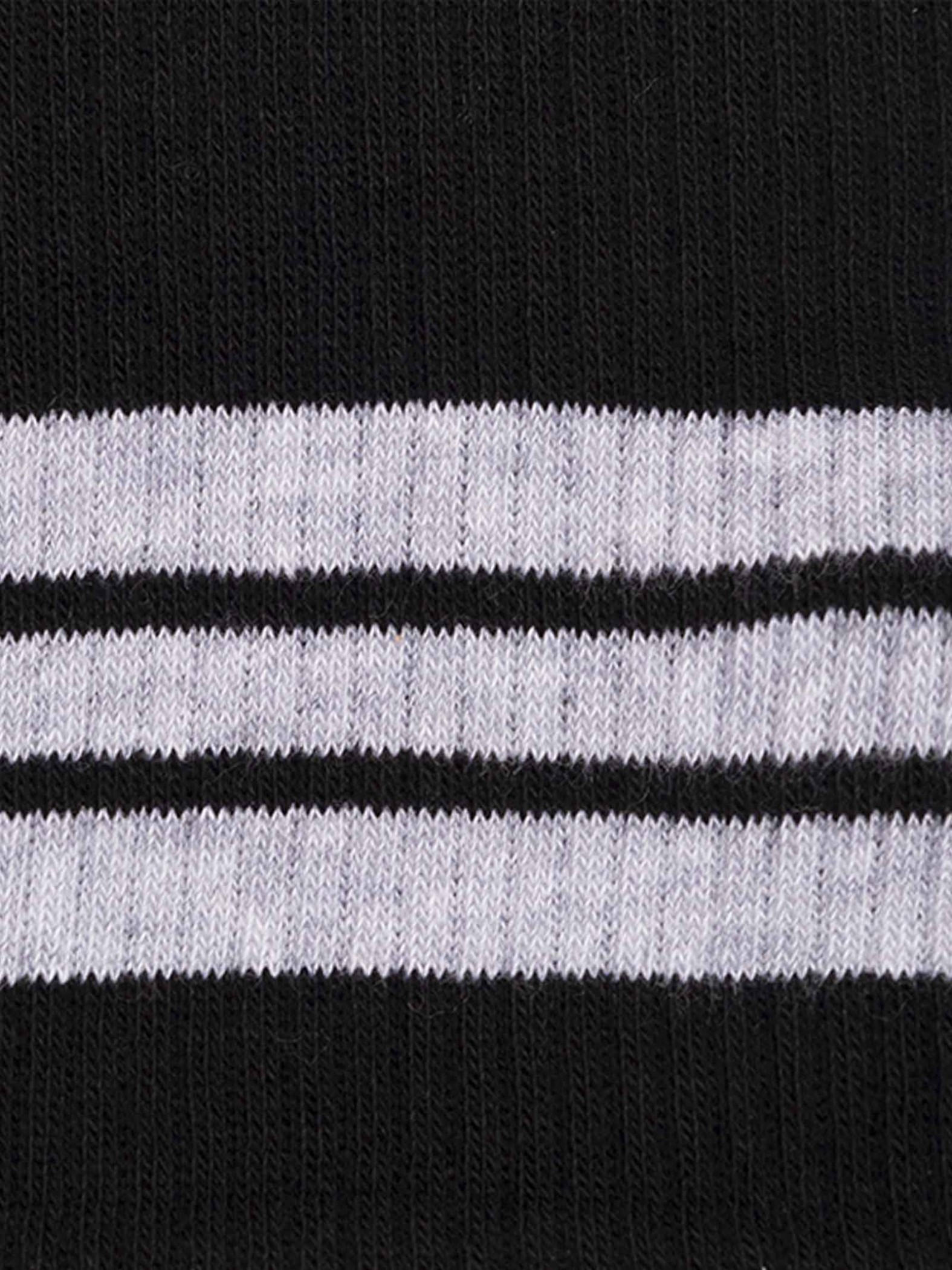Men's sport patterned crew socks with stripes in cool cotton - Made in Italy