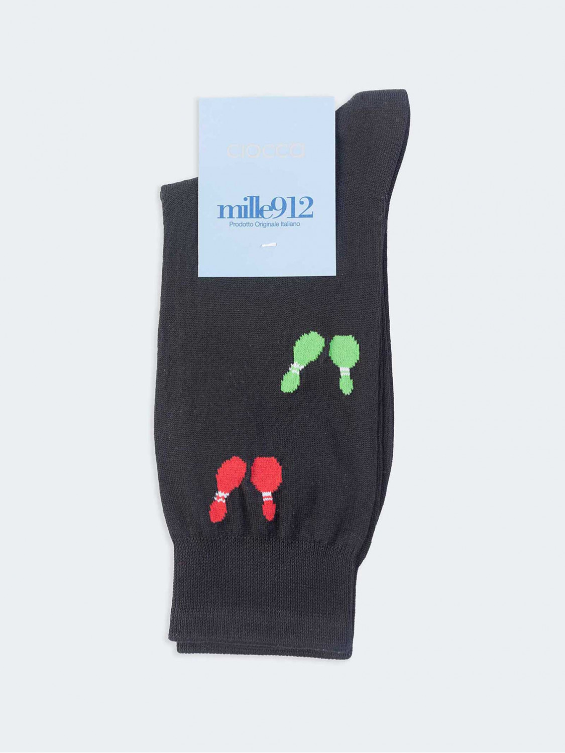 Kurze Socken aus Baumwolle mit Kegelmuster
