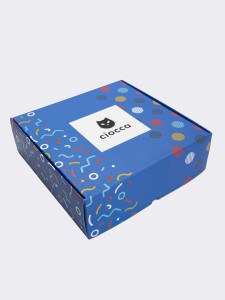 Gift Box of 6 Pairs of Men's Short Socks - Patterned Stripes and Polka Dots in Breathable Cotton