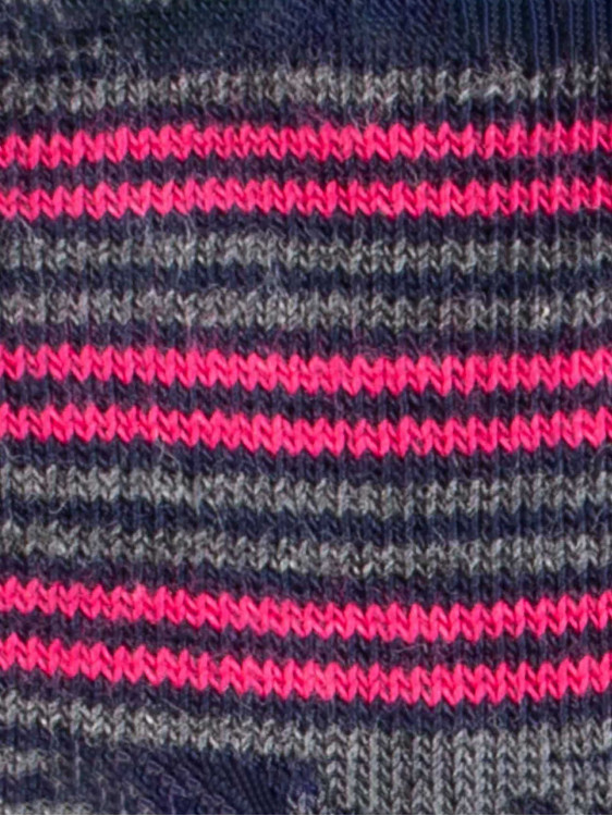 Double stripes pattern Kids Crew socks