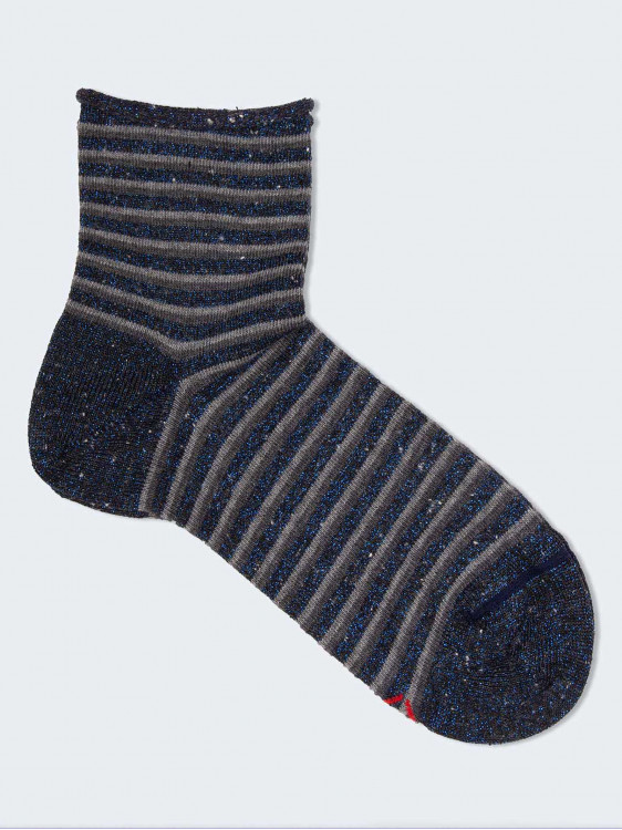 Gestreifte kurze Socken für Mädchen