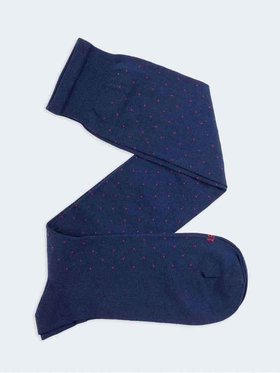 Little dots Pattern Men's Knee High Socks