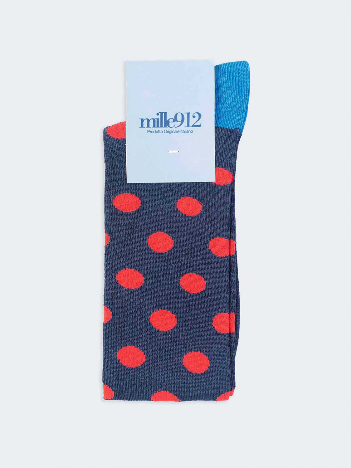 Lange Socken aus Baumwolle mit Polka-Dot-Muster