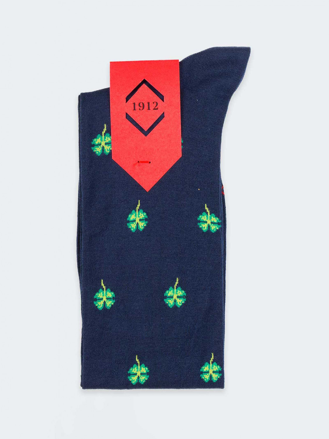Cloverleaf pattern Men's Knee High socks 