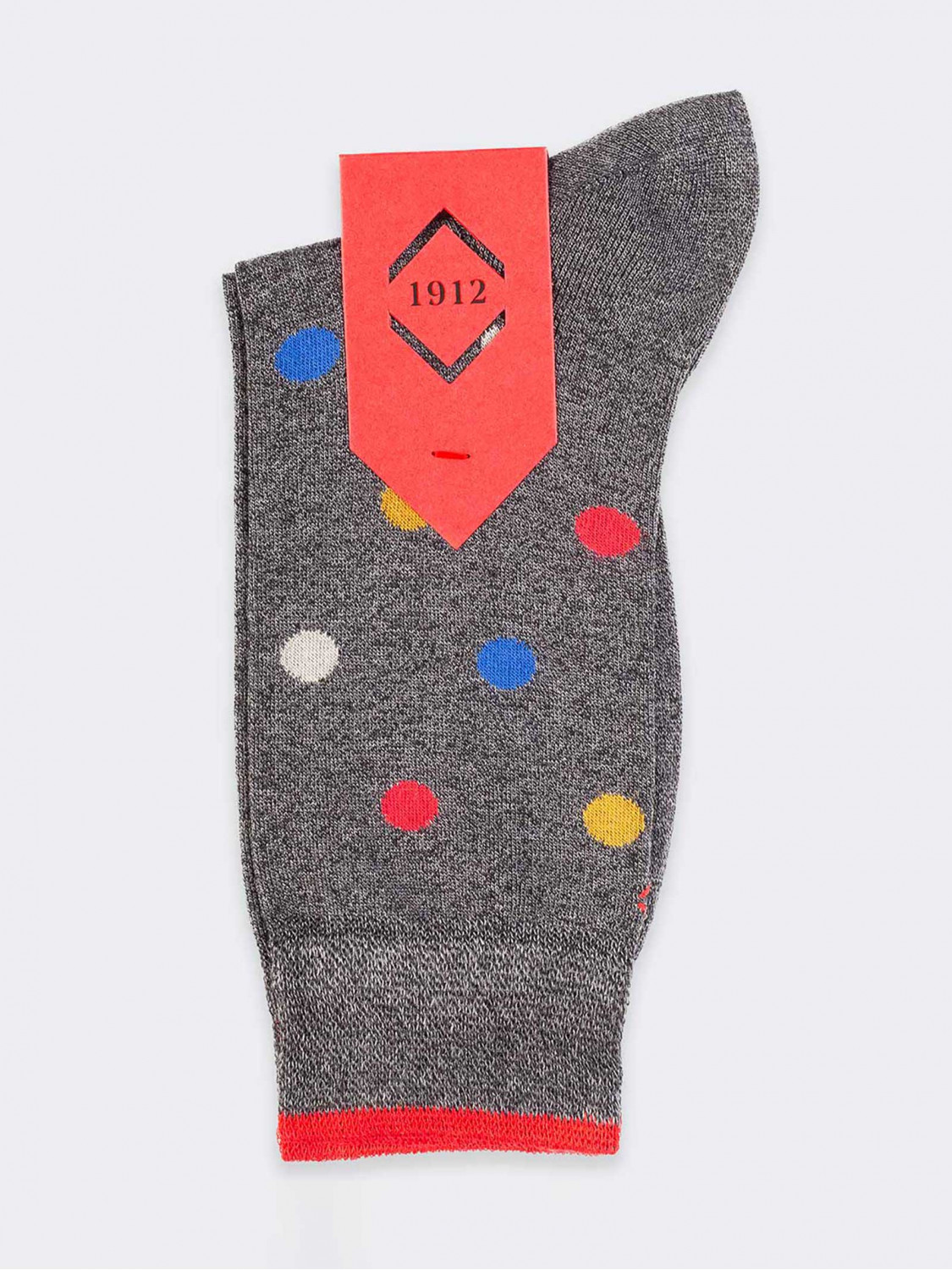 Multicolor confetti pattern Men's Crew socks