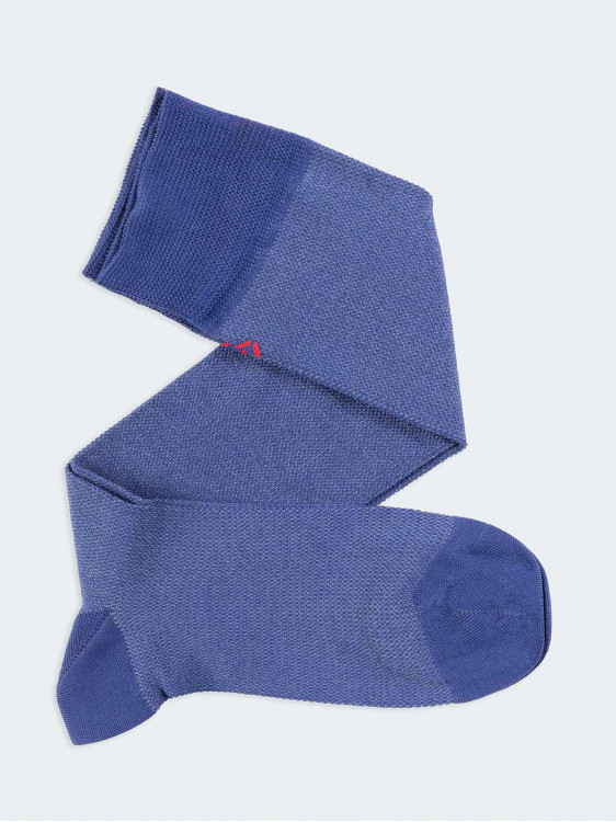 Micro Pattern Man's Knee High Socks