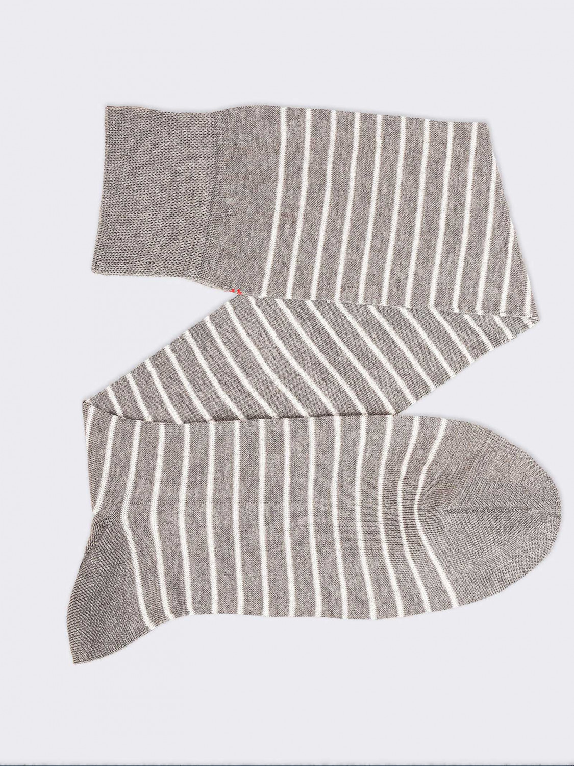 Rows pattern Men's Knee High Socks